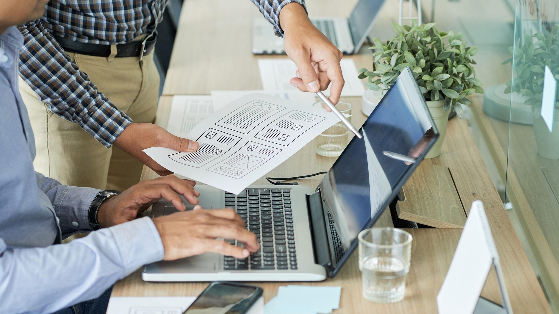 コンテンツの作成風景